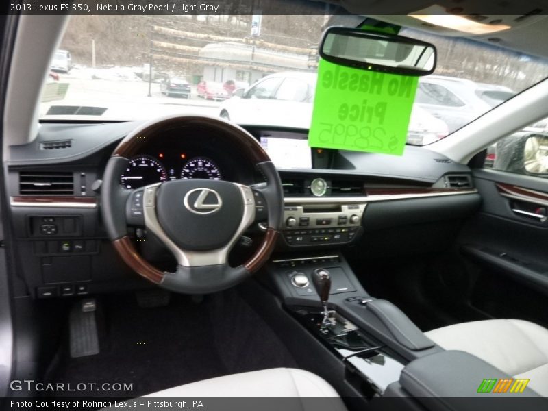 Nebula Gray Pearl / Light Gray 2013 Lexus ES 350