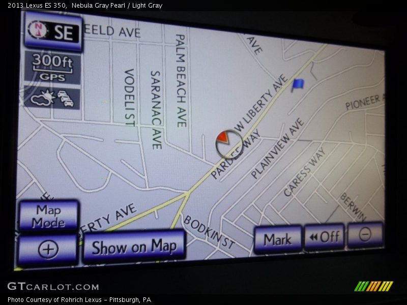 Nebula Gray Pearl / Light Gray 2013 Lexus ES 350