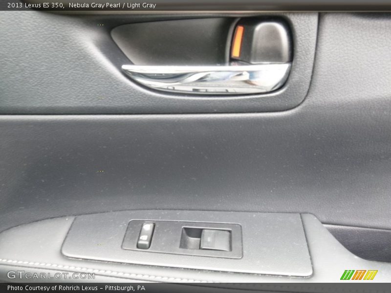 Nebula Gray Pearl / Light Gray 2013 Lexus ES 350