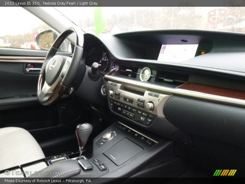Nebula Gray Pearl / Light Gray 2013 Lexus ES 350