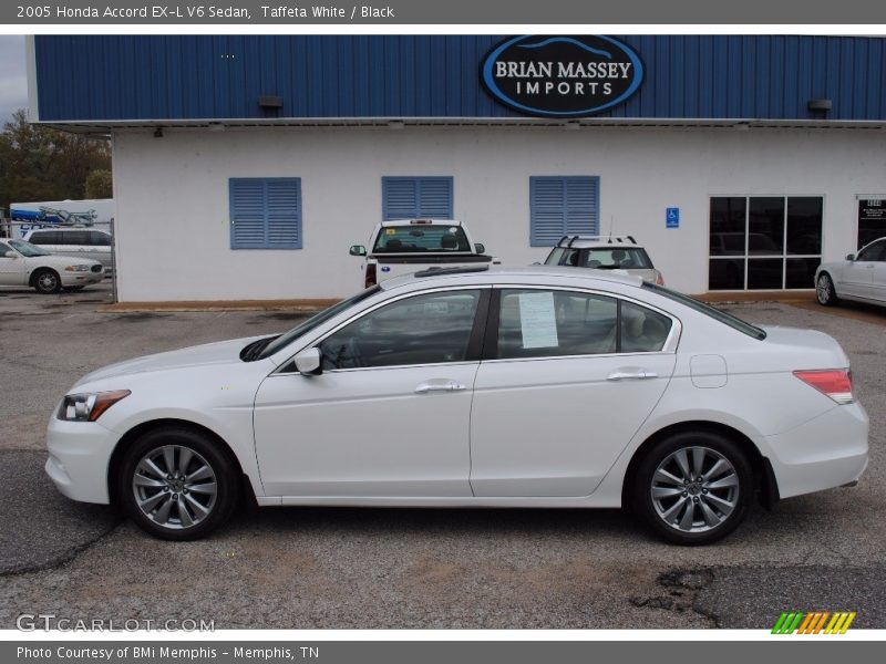 Taffeta White / Black 2005 Honda Accord EX-L V6 Sedan