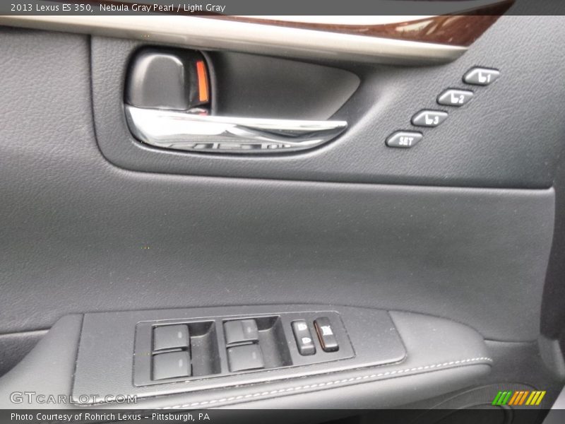 Nebula Gray Pearl / Light Gray 2013 Lexus ES 350
