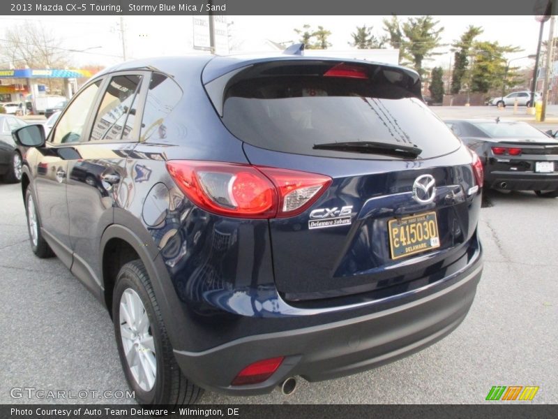 Stormy Blue Mica / Sand 2013 Mazda CX-5 Touring