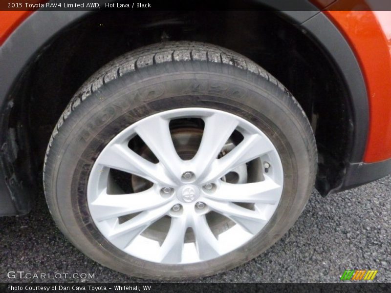 Hot Lava / Black 2015 Toyota RAV4 Limited AWD
