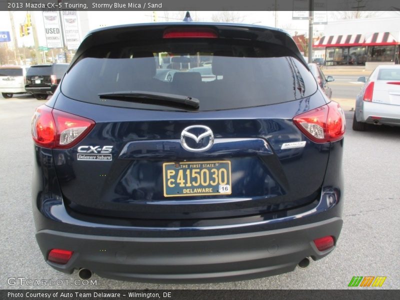 Stormy Blue Mica / Sand 2013 Mazda CX-5 Touring