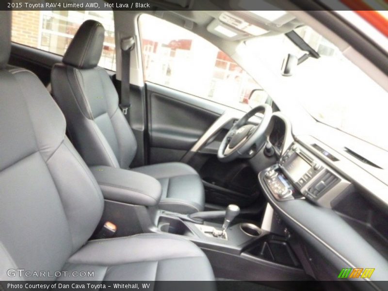 Hot Lava / Black 2015 Toyota RAV4 Limited AWD