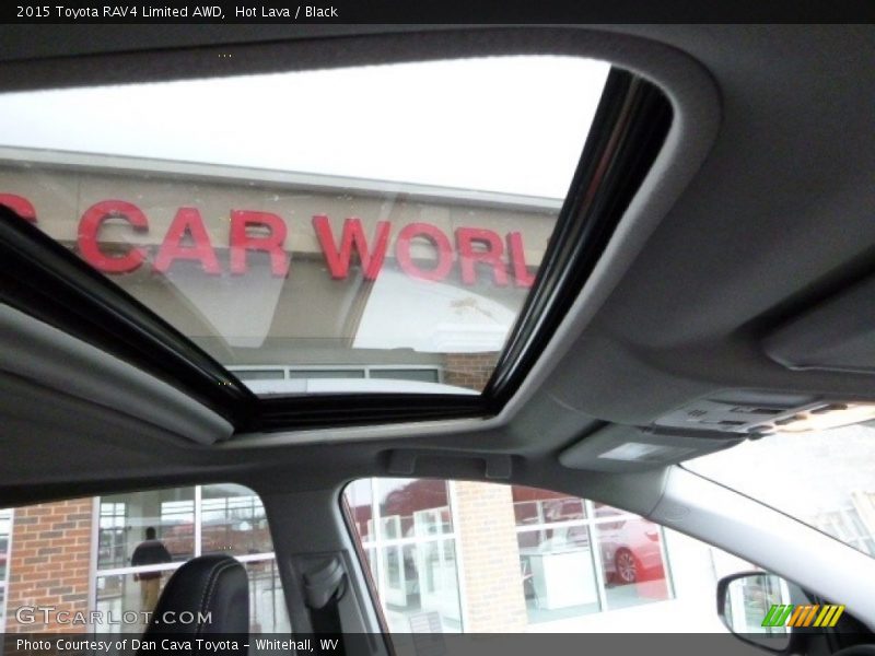 Hot Lava / Black 2015 Toyota RAV4 Limited AWD