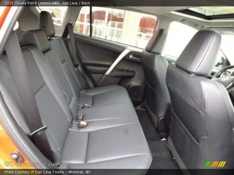 Hot Lava / Black 2015 Toyota RAV4 Limited AWD