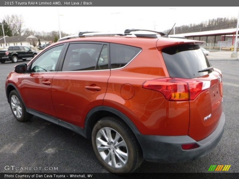 Hot Lava / Black 2015 Toyota RAV4 Limited AWD