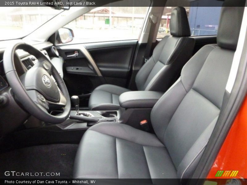 Hot Lava / Black 2015 Toyota RAV4 Limited AWD