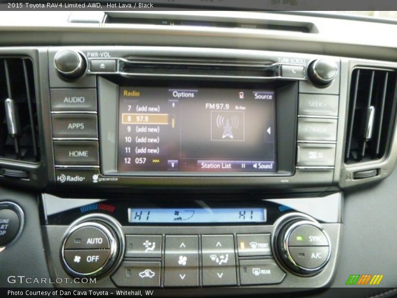 Hot Lava / Black 2015 Toyota RAV4 Limited AWD