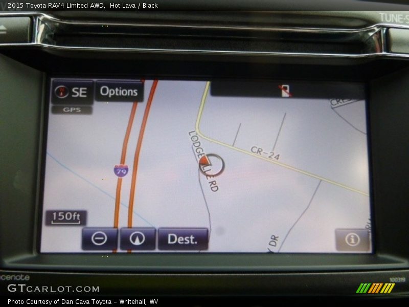 Hot Lava / Black 2015 Toyota RAV4 Limited AWD