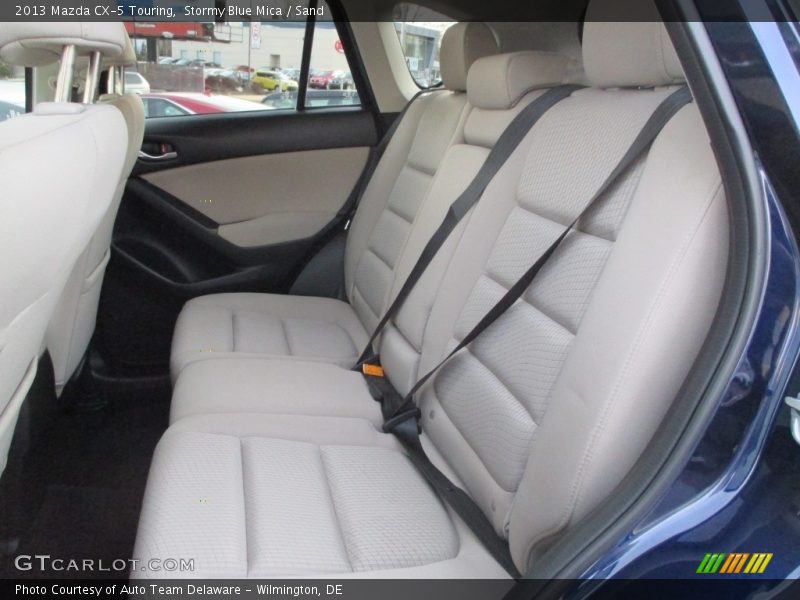 Stormy Blue Mica / Sand 2013 Mazda CX-5 Touring