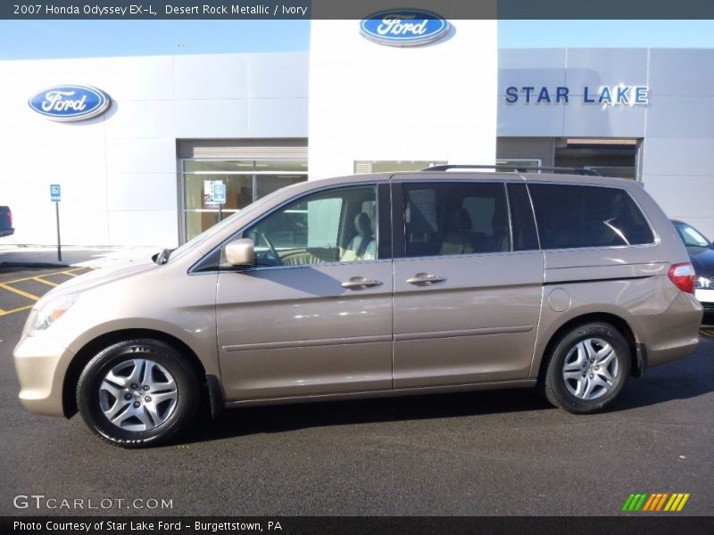 Desert Rock Metallic / Ivory 2007 Honda Odyssey EX-L