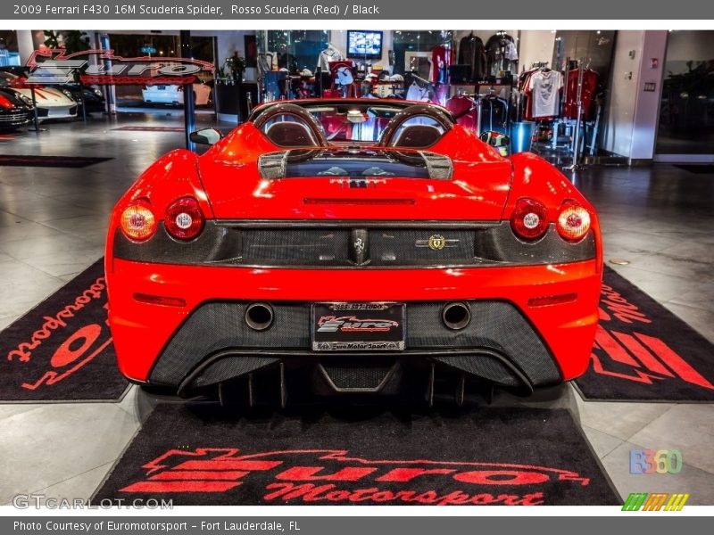 Rosso Scuderia (Red) / Black 2009 Ferrari F430 16M Scuderia Spider