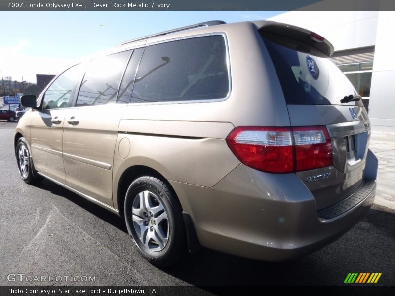 Desert Rock Metallic / Ivory 2007 Honda Odyssey EX-L