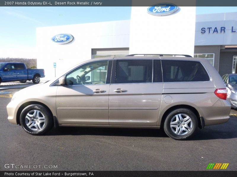Desert Rock Metallic / Ivory 2007 Honda Odyssey EX-L