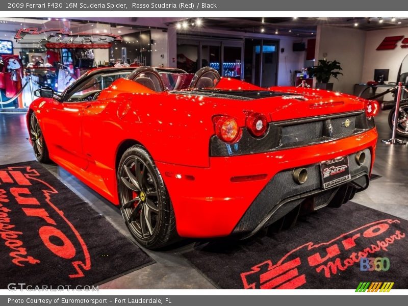 Rosso Scuderia (Red) / Black 2009 Ferrari F430 16M Scuderia Spider