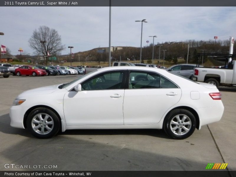 Super White / Ash 2011 Toyota Camry LE