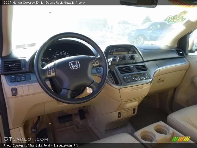 Desert Rock Metallic / Ivory 2007 Honda Odyssey EX-L