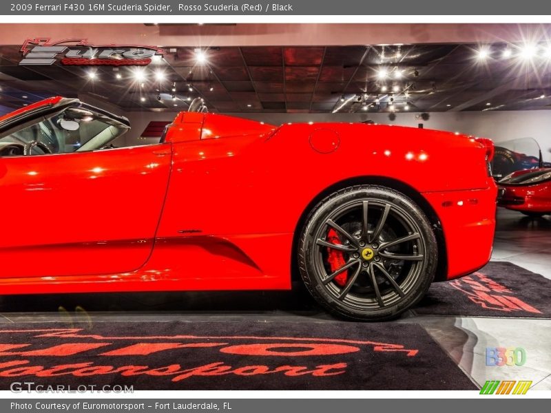 Rosso Scuderia (Red) / Black 2009 Ferrari F430 16M Scuderia Spider