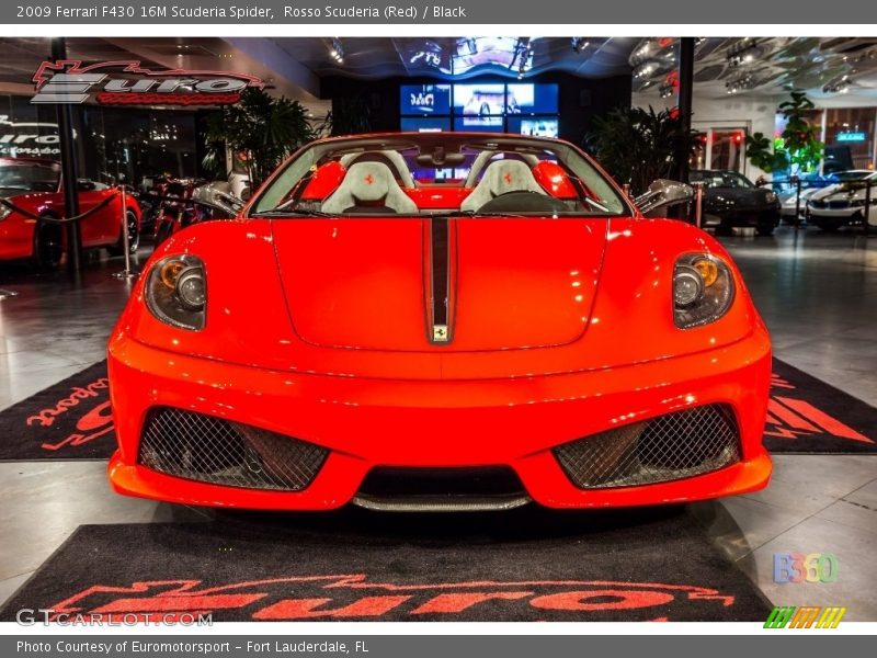 Rosso Scuderia (Red) / Black 2009 Ferrari F430 16M Scuderia Spider