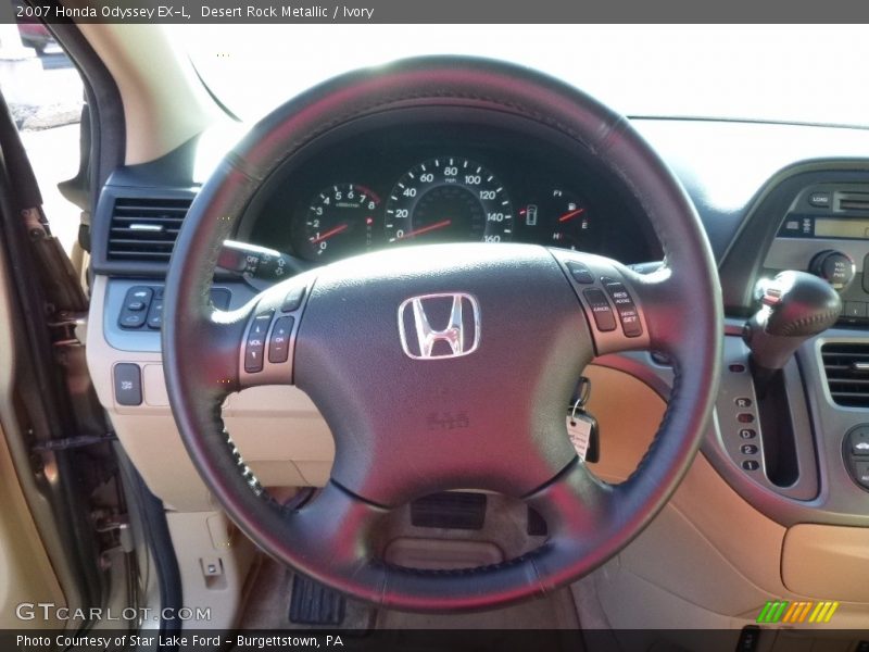 Desert Rock Metallic / Ivory 2007 Honda Odyssey EX-L