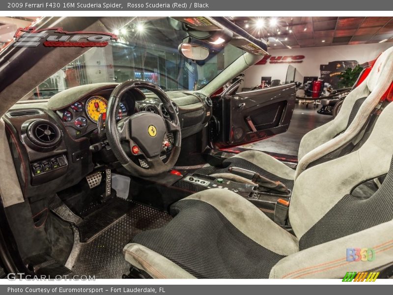 Rosso Scuderia (Red) / Black 2009 Ferrari F430 16M Scuderia Spider