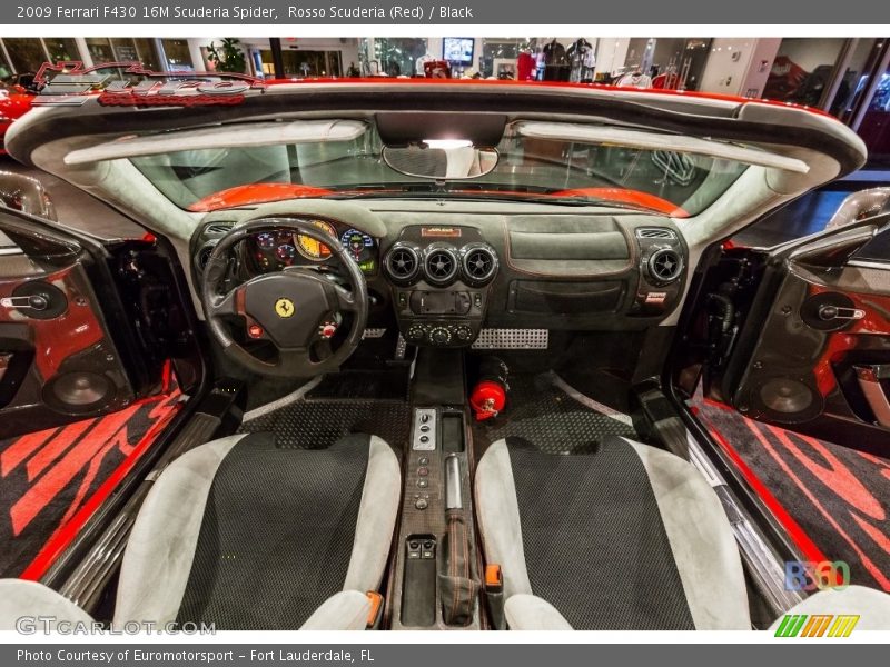 Rosso Scuderia (Red) / Black 2009 Ferrari F430 16M Scuderia Spider