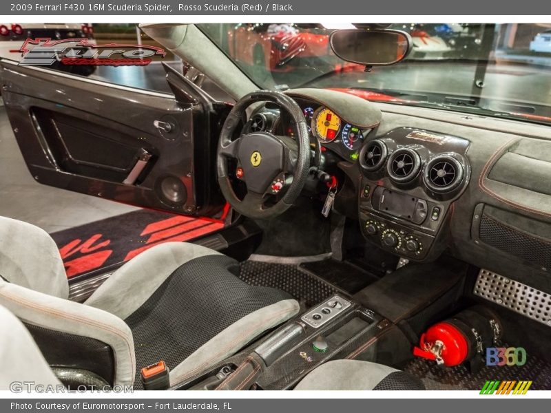 Rosso Scuderia (Red) / Black 2009 Ferrari F430 16M Scuderia Spider