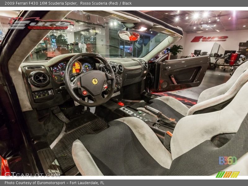 Black Interior - 2009 F430 16M Scuderia Spider 