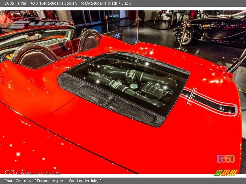 Rosso Scuderia (Red) / Black 2009 Ferrari F430 16M Scuderia Spider