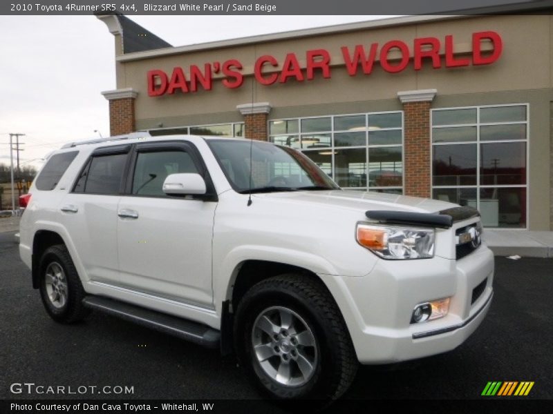 Blizzard White Pearl / Sand Beige 2010 Toyota 4Runner SR5 4x4