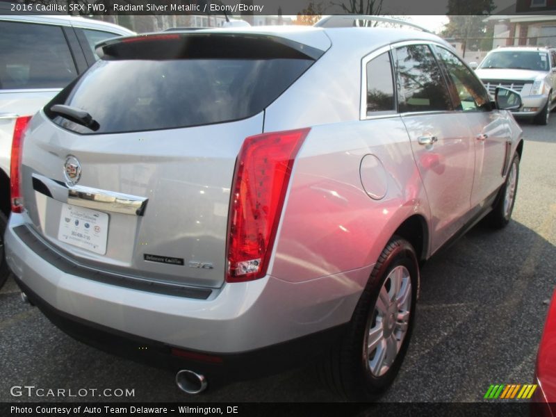 Radiant Silver Metallic / Ebony/Ebony 2016 Cadillac SRX FWD