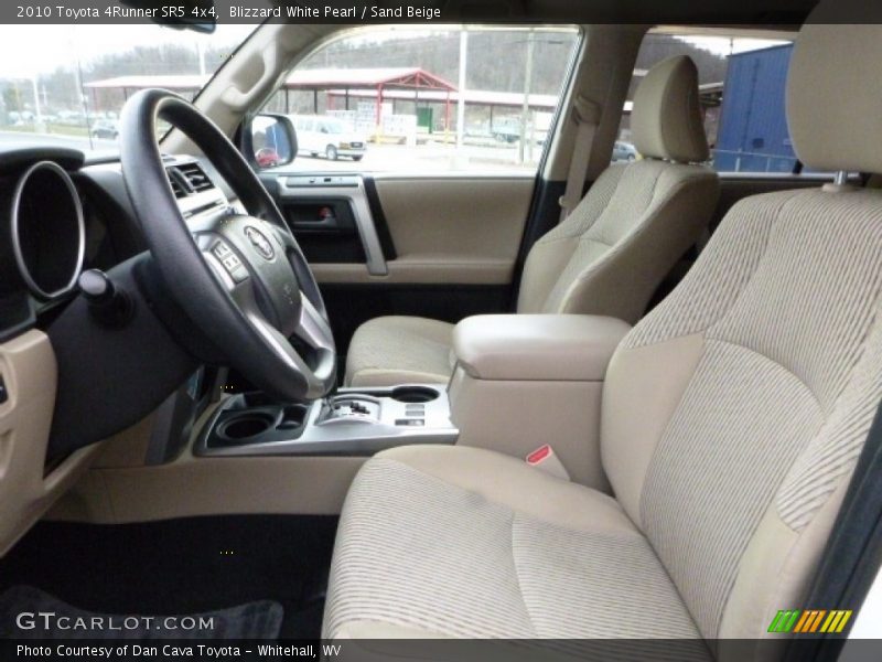 Blizzard White Pearl / Sand Beige 2010 Toyota 4Runner SR5 4x4