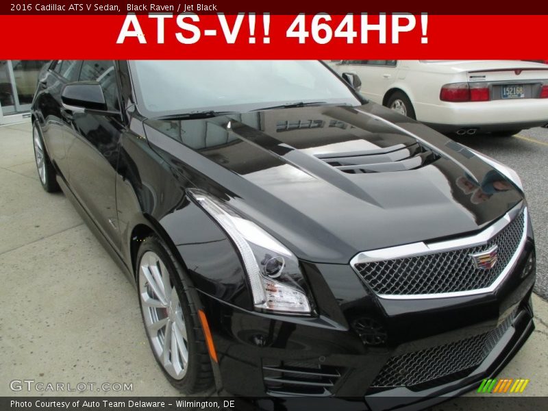 Black Raven / Jet Black 2016 Cadillac ATS V Sedan