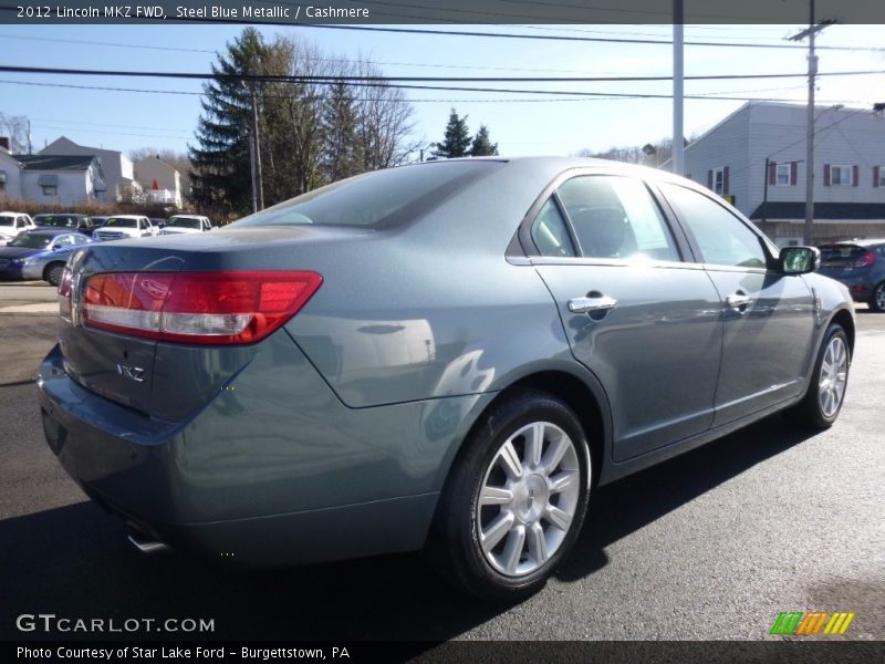 Steel Blue Metallic / Cashmere 2012 Lincoln MKZ FWD