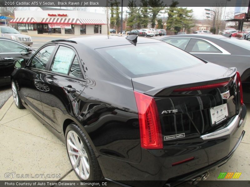 Black Raven / Jet Black 2016 Cadillac ATS V Sedan