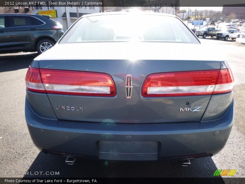 Steel Blue Metallic / Cashmere 2012 Lincoln MKZ FWD