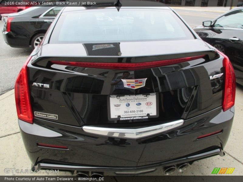 Black Raven / Jet Black 2016 Cadillac ATS V Sedan