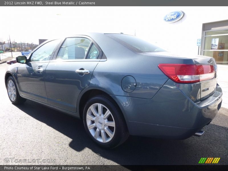 Steel Blue Metallic / Cashmere 2012 Lincoln MKZ FWD