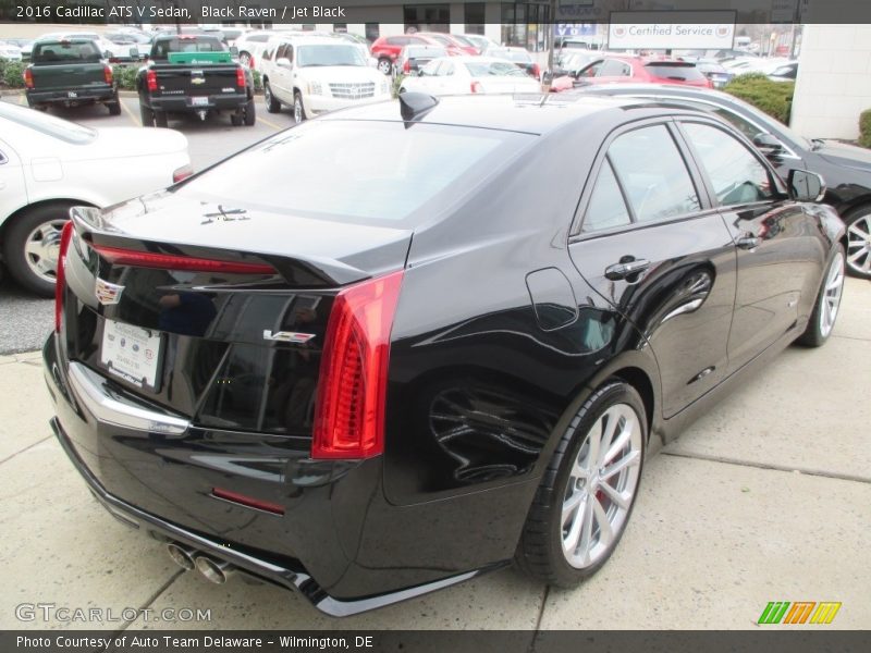Black Raven / Jet Black 2016 Cadillac ATS V Sedan