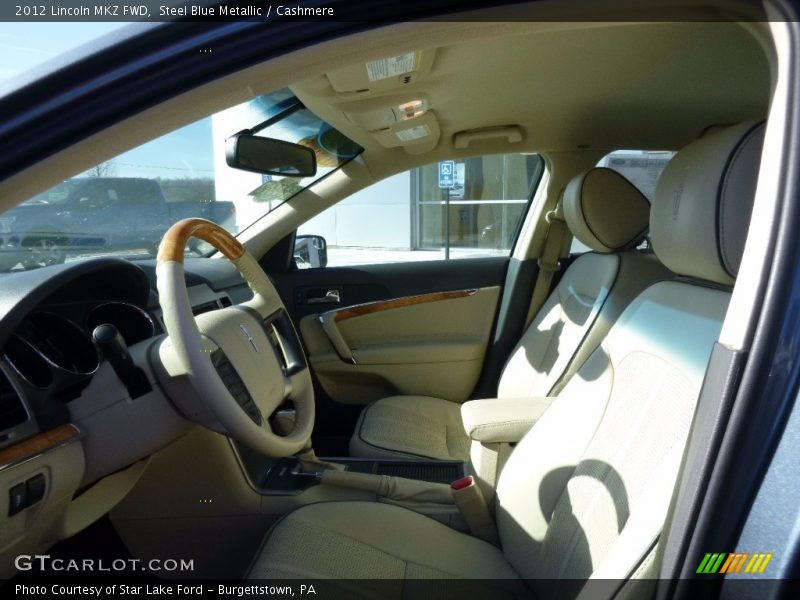 Steel Blue Metallic / Cashmere 2012 Lincoln MKZ FWD