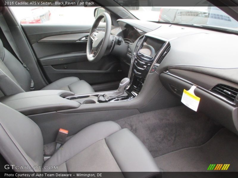  2016 ATS V Sedan Jet Black Interior