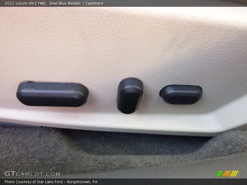 Steel Blue Metallic / Cashmere 2012 Lincoln MKZ FWD