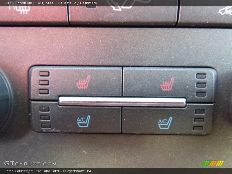 Steel Blue Metallic / Cashmere 2012 Lincoln MKZ FWD