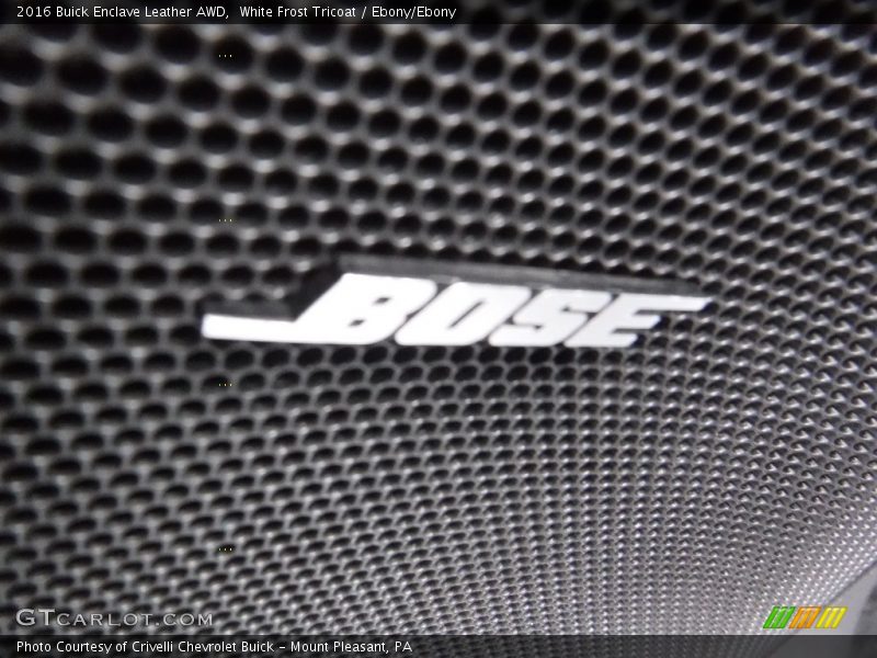 White Frost Tricoat / Ebony/Ebony 2016 Buick Enclave Leather AWD