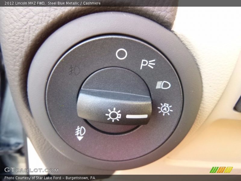 Steel Blue Metallic / Cashmere 2012 Lincoln MKZ FWD