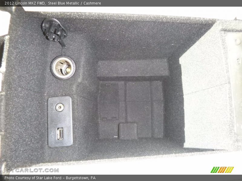 Steel Blue Metallic / Cashmere 2012 Lincoln MKZ FWD