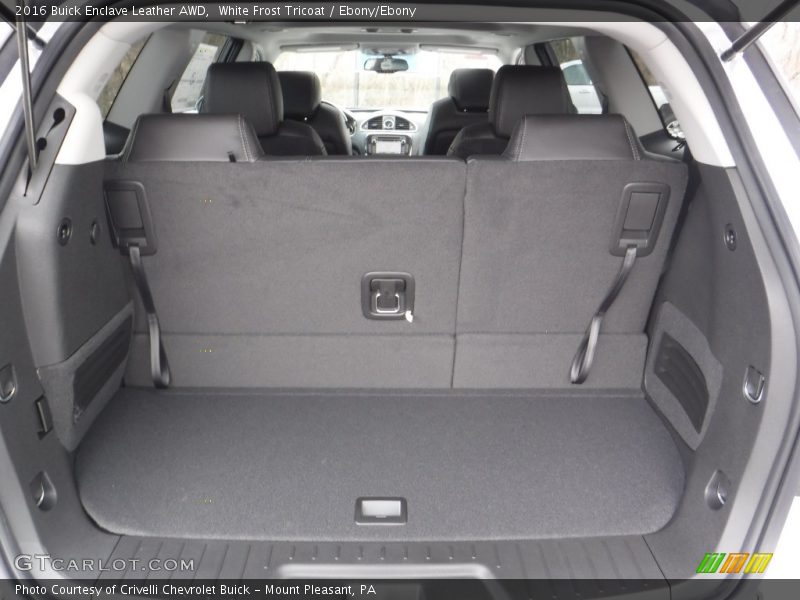 White Frost Tricoat / Ebony/Ebony 2016 Buick Enclave Leather AWD
